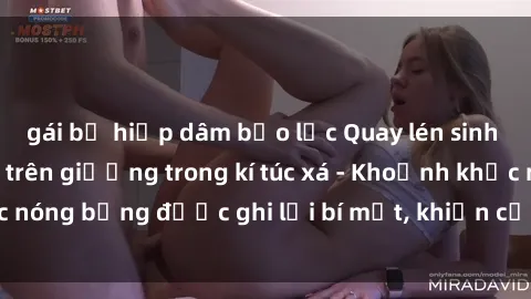 gái bị hiếp dâm bạo lực Quay lén sinh viên làm tình ngay trên giường trong kí túc xá - Khoảnh khắc nóng bỏng được ghi lại bí mật, khiến cả trường học xôn xao.
