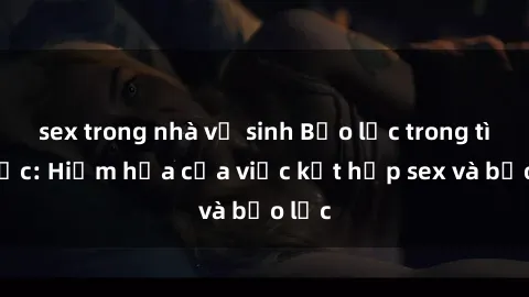 sex trong nhà vệ sinh Bạo lực trong tình dục: Hiểm họa của việc kết hợp sex và bạo lực